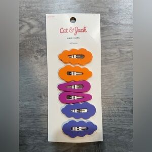 Cat and Jack Hair Clips Barrettes 6-Pack